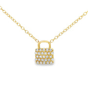 Bids.com .20ct Diamond Fashion Pendants 10KT Yellow Gold Pendants