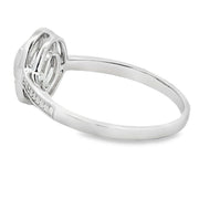Bids.com .36ct Opal Diamond Ring 10KT White Gold Rings