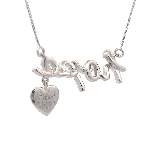 Bids.com .30ct Diamond Heart Love Pendant Sterling Silver Pendants