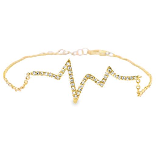 Bids.com .10ct Diamond Bracelet 14KT Yellow Gold Bracelets