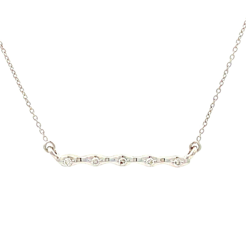 Bids.com .05ct Diamond Fashion Pendants 14KT White Gold Pendants