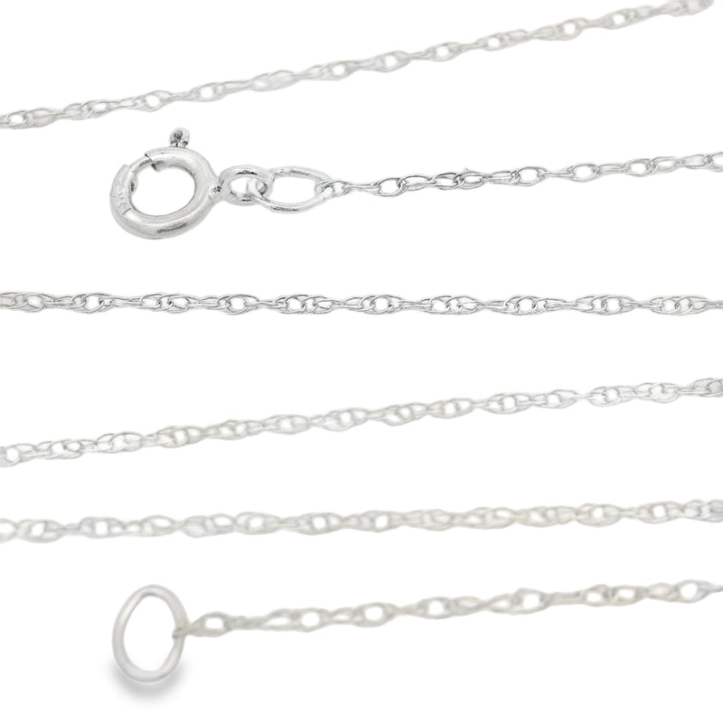 Bids.com Womens chains 14KT White Gold Necklaces
