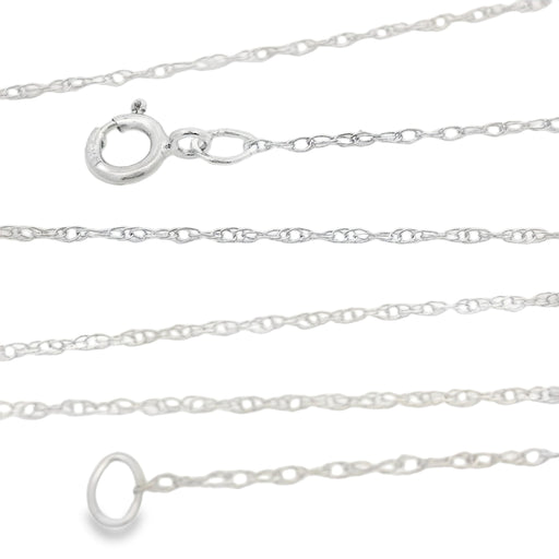 Bids.com Womens chains 14KT White Gold Necklaces