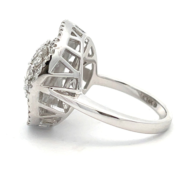 Bids.com 2.00ct Diamond Ring 14KT White Gold Rings