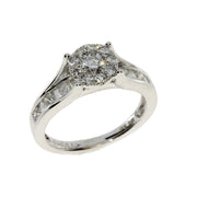 Bids.com 1.20ct Diamond Diamond Eng Only 10KT White Gold Rings