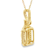 Bids.com .06ct Opal Diamond Fashion Pendants 10KT Yellow Gold Pendants