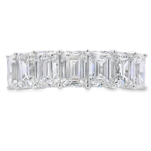 Bids.com Lab Grown Diamond Fashion band rings 14KT White Gold Rings