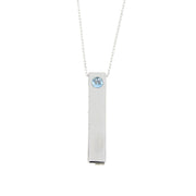 Bids.com Blue Topaz Fashion Pendants Sterling Silver Pendants