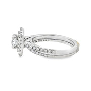 Bids.com Lab Grown Diamond Fashion band rings 14KT White Gold Rings