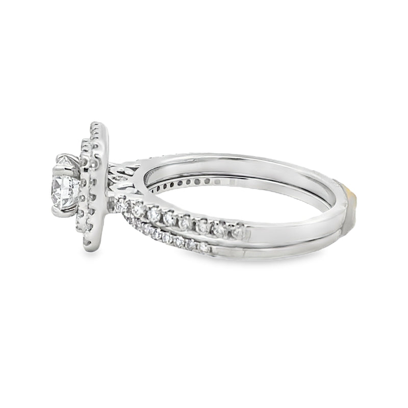 Bids.com Lab Grown Diamond Fashion band rings 14KT White Gold Rings