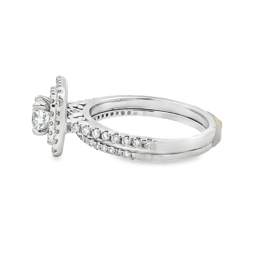 Bids.com Lab Grown Diamond Fashion band rings 14KT White Gold Rings