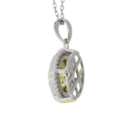Bids.com Cubic Zirconium Fashion Pendants Sterling Silver Pendants