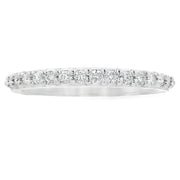 Bids.com .25ct Diamond Wedding Band Ring 14KT White Gold Rings