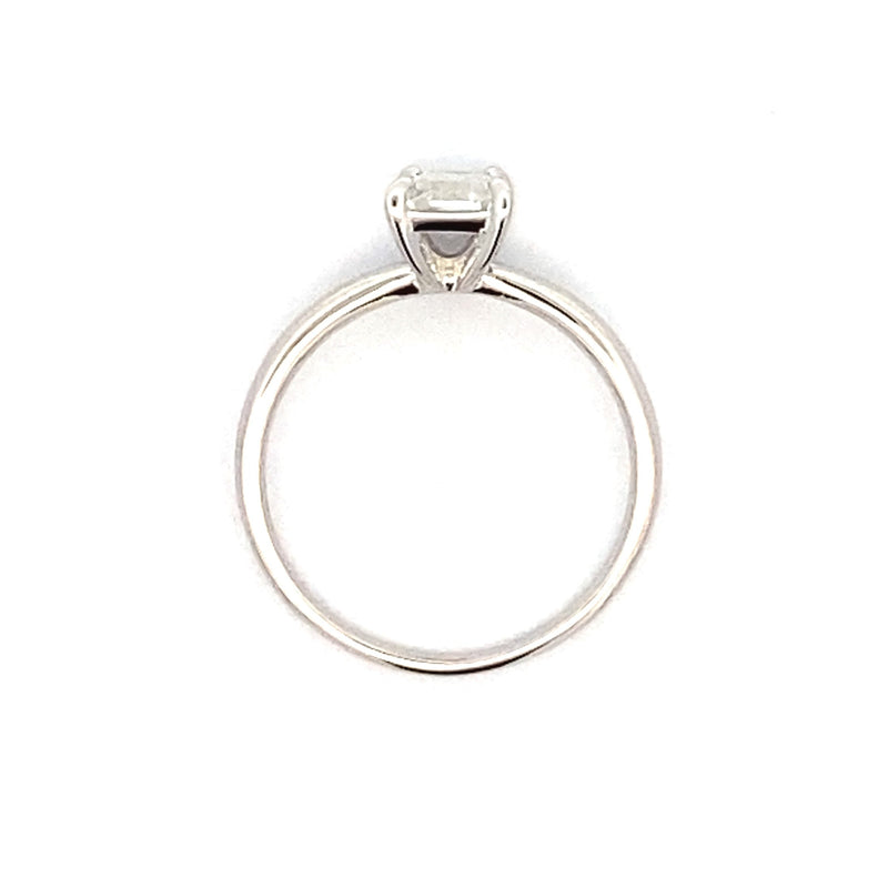 Bids.com .98ct Moissanite  Sterling Silver Rings