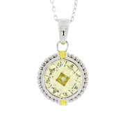 Bids.com Cubic Zirconium Fashion Pendants Sterling Silver Pendants