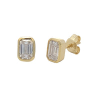 Bids.com Moissanite Stud Earrings Vermeil Earrings