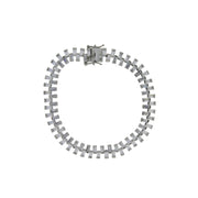 Bids.com Cubic Zirconium Tennis Bracelet Sterling Silver Bracelets