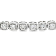 Bids.com Lab Grown Diamond Tennis Bracelet 10KT White Gold Bracelets Gray