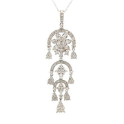 Bids.com 1.50ct Diamond Fashion Pendants 14KT White Gold Pendants