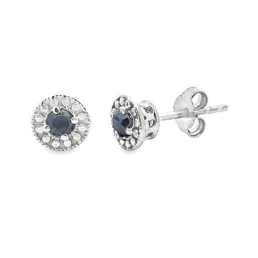 Bids.com .25ct Diamond Stud Earrings Sterling Silver Earrings