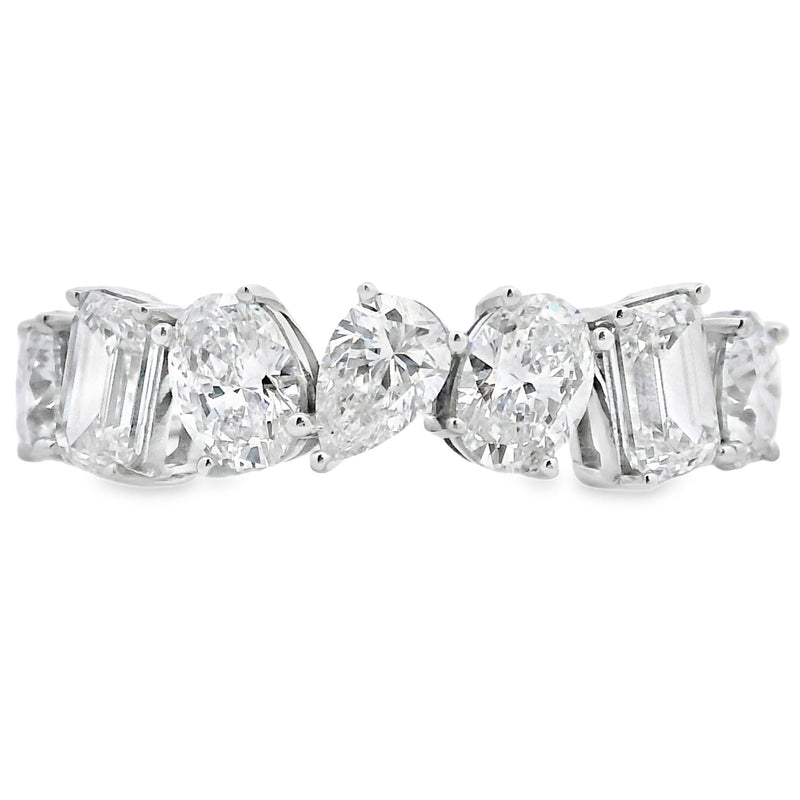 Bids.com Lab Grown Diamond Wedding Band Ring 14KT White Gold Rings
