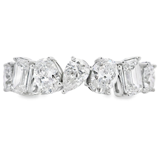 Bids.com Lab Grown Diamond Wedding Band Ring 14KT White Gold Rings