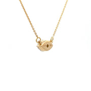 Bids.com .12ct Emerald Diamond Fashion Pendants 14KT Yellow Gold Pendants