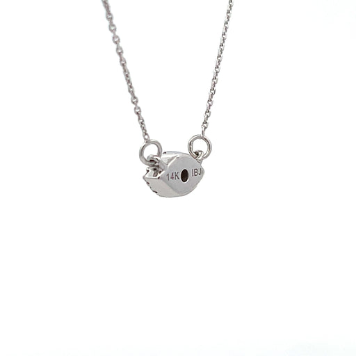 Bids.com .14ct Sapphire Diamond Fashion Pendants 14KT White Gold Pendants