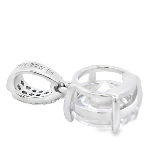 Bids.com 2.00ct Moissanite Pendant Sterling Silver Pendants