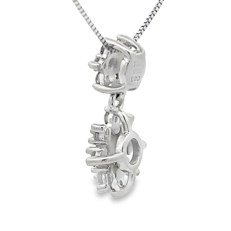 Bids.com Lab Grown Diamond Fashion Pendants 10KT White Gold Pendants