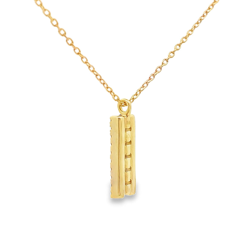 Bids.com Sapphire Diamond Fashion Pendants 14KT Yellow Gold Pendants