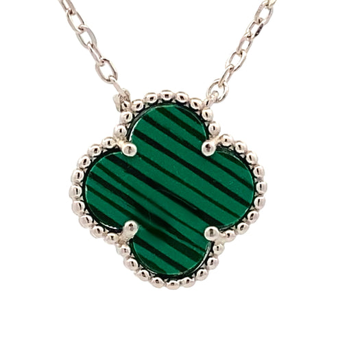 Bids.com Malachite Fashion Pendants Sterling Silver Pendants