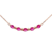 Bids.com .73ct Ruby Diamond Fashion Pendants 10KT Rose Gold Pendants