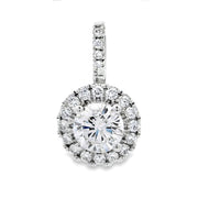 Bids.com Lab Grown Diamond Fashion Pendants 10KT White Gold Pendants