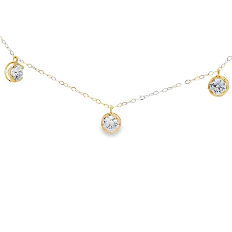 Bids.com 1.58ct Lab Grown Diamond Dia by yard 14KT Yellow Gold Pendants
