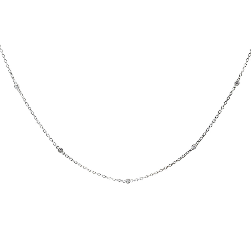 Bids.com .25ct Lab Grown Diamond Dia by yard Sterling Silver Pendants
