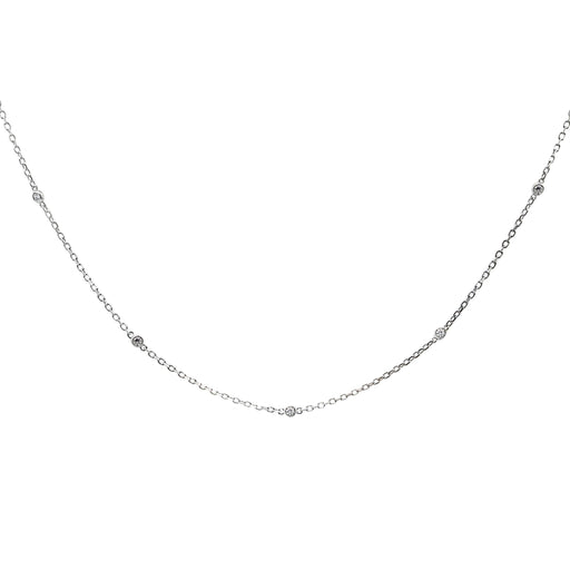 Bids.com .25ct Lab Grown Diamond Dia by yard Sterling Silver Pendants