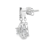 Bids.com Cubic Zirconia Earrings Sterling Silver Earrings