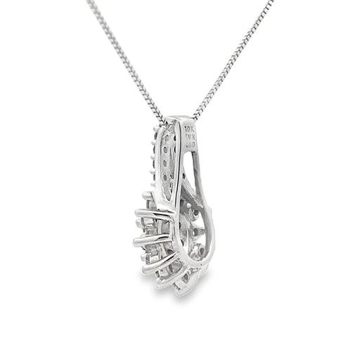 Bids.com Lab Grown Diamond Fashion Pendants 10KT White Gold Pendants