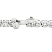 Bids.com Lab Grown Diamond Tennis Bracelet 10KT White Gold Bracelets White Smoke