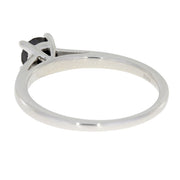 Bids.com .50ct Black Diamond Eng Only Sterling Silver Rings