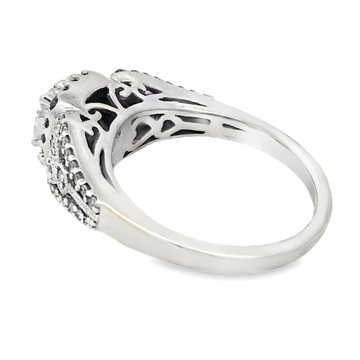 Bids.com .50ct Diamond Ring 10KT White Gold Rings
