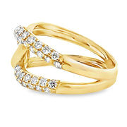 Bids.com .80ct Diamond Ring 14KT Yellow Gold Rings