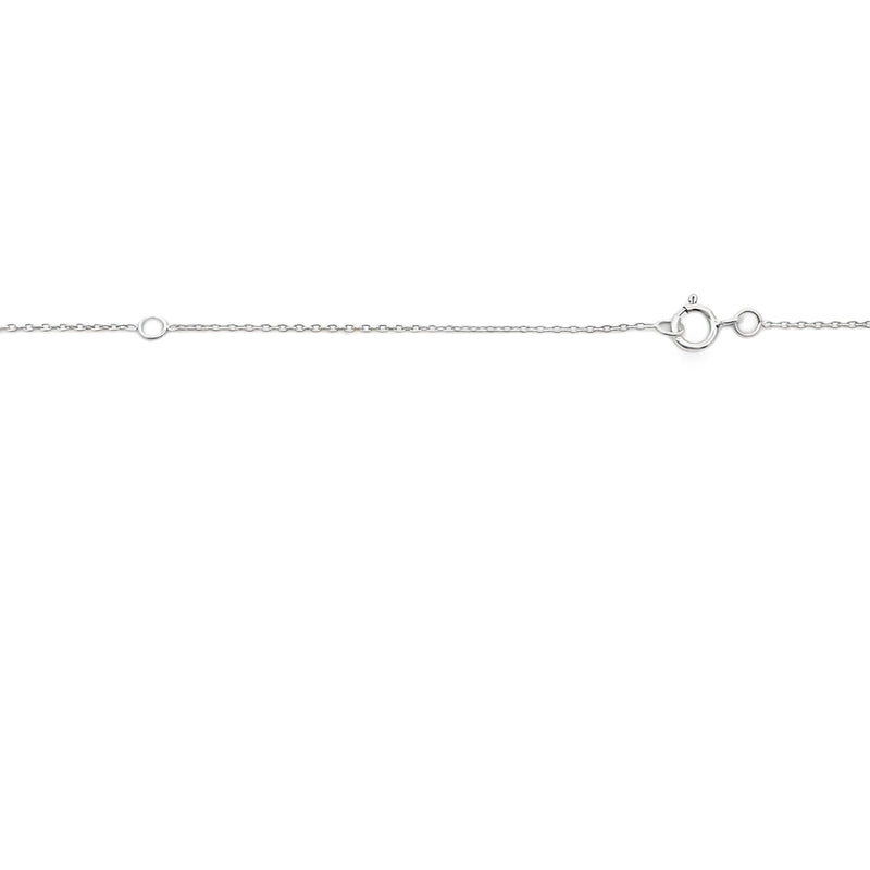 Bids.com .30ct Sapphire Diamond Fashion Pendants 14KT White Gold Pendants