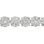 Bids.com Lab Grown Diamond Tennis Bracelet 10KT White Gold Bracelets Gray 7