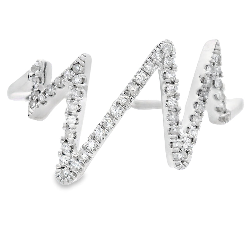 Bids.com .15ct Diamond Ring 14KT White Gold Rings