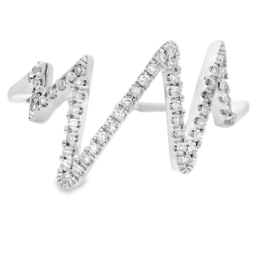 Bids.com .15ct Diamond Ring 14KT White Gold Rings