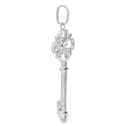 Bids.com .66ct Moissanite Fashion Pendants Sterling Silver Pendants