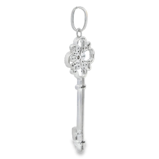 Bids.com .66ct Moissanite Fashion Pendants Sterling Silver Pendants