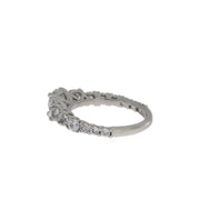 Bids.com Cubic Zirconium CZ SS Bridal Sterling Silver Rings